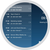 Scheduled Meetings with Calendar Integration