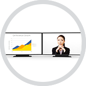 Multi-screen video and screen sharing